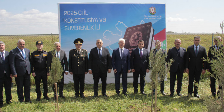 Cəlilabadda “Konstitusiya və Suverenlik İli”nə həsr olunmuş ağacəkmə aksiyası keçirilib