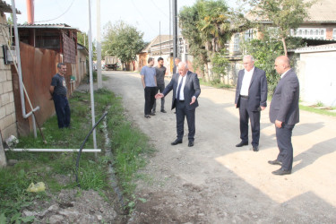 Cəlilabad şəhərində sakinlərin rahatlığını təmin etmək məqsədilə yenidənqurma işləri davam etdirilir.