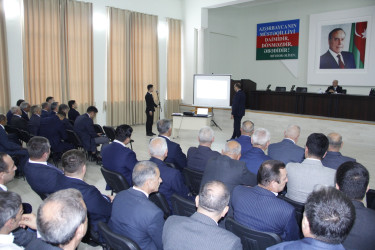 Cəlilabadda heyvanların identifikasiyası və elektron uçotu ilə bağlı müşavirə keçirilib