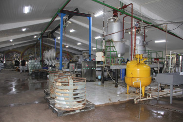 Cəlilabad Rayon İcra Hakimiyyətinin başçısı Rafiq Cəlilov rayonda fəaliyyət göstərən konserv zavodunda istehsal prosesi ilə tanış olub