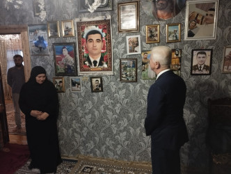 Vətən müharibəsində adını tarixə yazdıran şəhid Mahir Paşayevin ailəsi ziyarət olunub