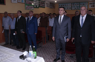 Rafiq Cəlilov növbəti səyyar qəbul-görüşünü Boyxanlı kənd sakinləri ilə keçirmişdir