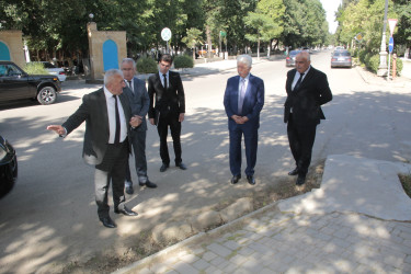 Rafiq Cəlilov rayonda aparılan yenidənqurma və abadlıq-quruculuq işləri ilə tanış olmuşdur.