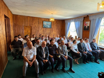Cəlilabadda “Nüvə və digər kütləvi qırğın silahının mümkün tətbiqi ilə əlaqədar yarana biləcək təhlükənin qarşısının alınması məqsədilə əhalinin mühafizəsi, habelə profilaktika və təhlükəsizlik tədbirlərinin həyata keçirilməsi” mövzusunda tədbir keçirilib