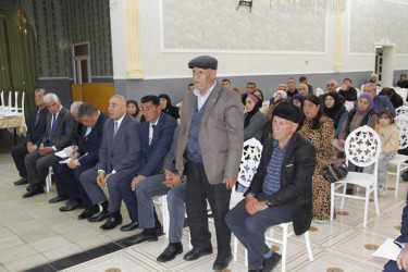 Cəlilabad Rayon İcra Hakimiyyətinin başçısı Rafiq Cəlilov Üçtəpə kənd sakinləri ilə növbəti səyyar qəbul keçirib