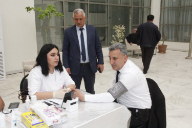 “Talassemiyasız həyat naminə” proqramı çərçivəsində qanvermə aksiyası keçirilib