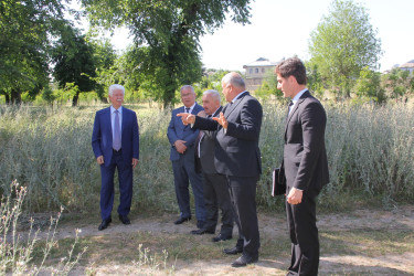 Rafiq Cəlilov rayonda aparılan yenidənqurma və abadlıq-quruculuq işləri ilə tanış olmuşdur.