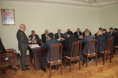 6-7 iyun 2025-ci il tarixlərdə Qurban bayramı  ilə əlaqədar işçi qrup tərəfindən nəzarətin təmin edilməsi barədə  iclas keçirilmişdir