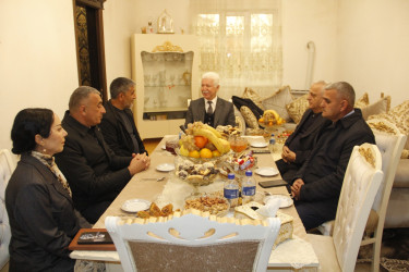 Rafiq Cəlilov Kazımabad kəndində şəhid məzarlarını və şəhid ailələrini ziyarət edib