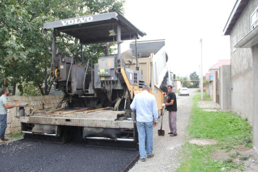 Cəlilabadda daha iki küçədə asfaltlanma işləri görülüb