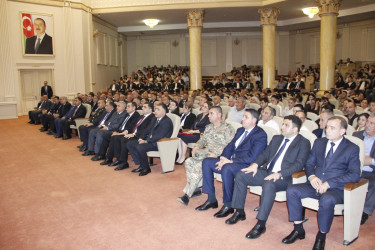 Cəlilabad rayonunda Azərbaycan Respublikasının Prezidenti cənab İlham Əliyevin YAP-ın VIII Qurultayındakı nitqindən irəli gələn vəzifələrə həsr olunmuş müşavirə keçirilib
