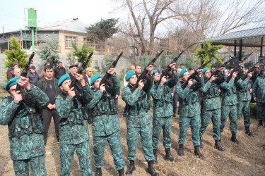 Cəlilabadda şəhid Quliyev Mahir Abuzər oğlu ilə vida mərasimi keçirilib
