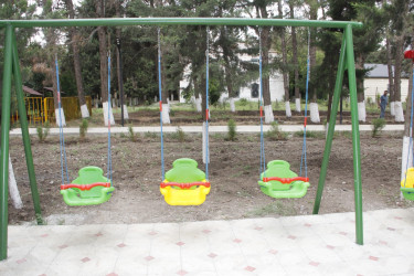 "Şəhərsalma və Memarlıq İli" çərçivəsində Alar kəndində yeni salınmış parkın açılışı olub