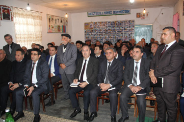 Rafiq Cəlilov növbəti səyyar qəbul-görüşünü Şabanlı kənd sakinləri ilə keçirmişdir