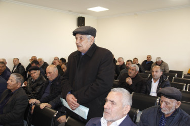 Cəlilabad Rayon İcra Hakimiyyətinin başçısı Rafiq Cəlilov Kazımabad kəndində vətəndaş qəbulu keçirib