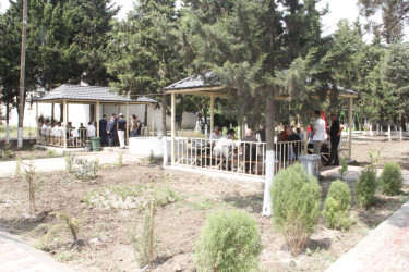 "Şəhərsalma və Memarlıq İli" çərçivəsində Alar kəndində yeni salınmış parkın açılışı olub