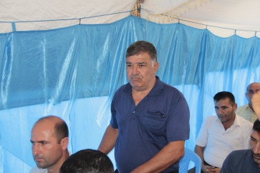 Rafiq Cəlilov növbəti səyyar qəbul-görüşünü Məlikqasımlı kənd sakinləri ilə keçirmişdir