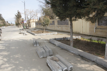 “Şəhərsalma və Memarlıq İli” çərçivəsində Cəlilabad rayonunda abadlıq işləri davam edir