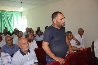 Cəlayir kəndində vətəndaşlarla səyyar qəbul keçirilib