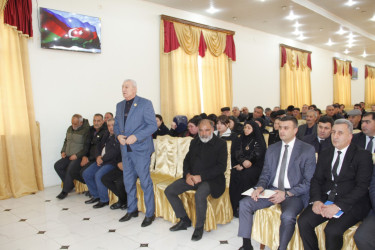 Rafiq Cəlilov növbəti səyyar qəbul-görüşünü Uzuntəpə kənd sakinləri ilə keçirmişdir