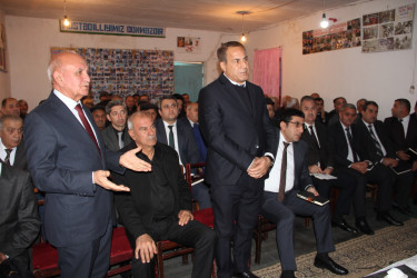 Rafiq Cəlilov növbəti səyyar qəbul-görüşünü Şabanlı kənd sakinləri ilə keçirmişdir
